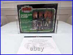 Vintage Star Wars AFA 75 Cloud City Playset Sears Exclusive Baggie ESB Boxed