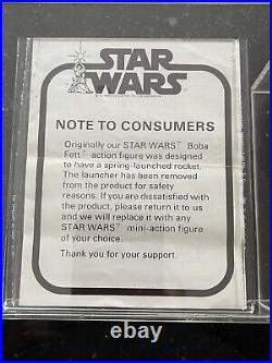 Vintage Star Wars ANH Boba Fett Mailer. Sealed SW-D Baggie
