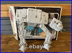 Vintage Star Wars AT-AT Walker Original Box & Chin Guns 100% Complete Boxed ATAT