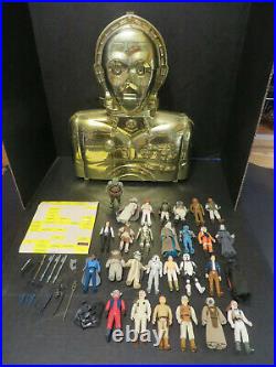 Vintage Star Wars Action Figure C3PO Case Lot Weapons Luke Skywalker Darth Vader