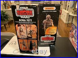 Vintage Star Wars BOBA FETT 12 INCH figure complete original NEAR MINT WITH BOX