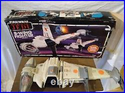 Vintage Star Wars B-Wing Fighter 1984 Boxed with Pilot Return of the Jedi Kenner
