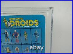 Vintage Star Wars C-3PO Action Figure DROIDS 1985 Kenner CAS Graded 85+