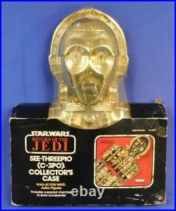 Vintage Star Wars C-3po Collector Figure Case 1983 Sealed