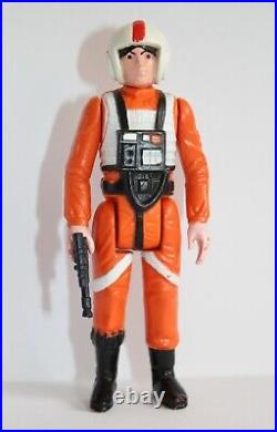 Vintage Star Wars Complete PBP Luke X-Wing Pilot Figure 1978 No COO SCAR