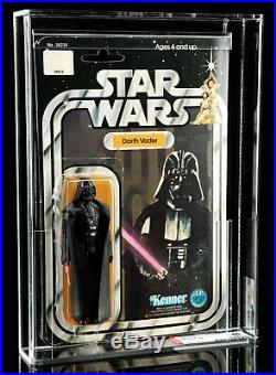 Vintage Star Wars Darth Vader 1978 Figure 12 Back B MOC AFA Graded 85 Kenner