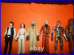 Vintage Star Wars Darth Vader Action Figure Collectors case & Action Figures