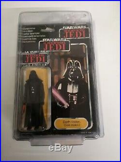 Vintage Star Wars Darth Vader Tri Logo Figure On Card