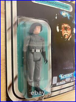 Vintage Star Wars Death Squad Commander Figure 12-back B 1977 Moc Kenner