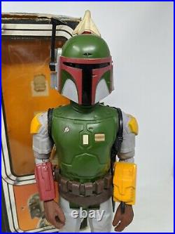 Vintage Star Wars Empire Strikes Back Large Size 12 Boba Fett Figure Boxed