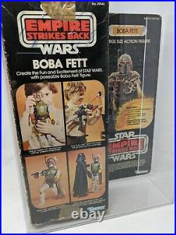 Vintage Star Wars Empire Strikes Back Large Size 12 Boba Fett Figure Boxed