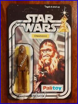 Vintage Star Wars Figure 12 back Recard Set Palitoy 1977 R2D2, C3PO. Luke, Jawa