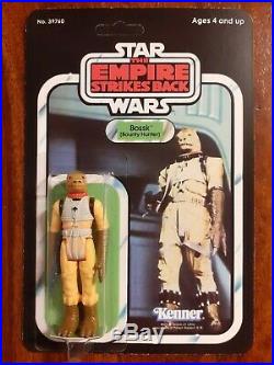 Vintage Star Wars Figure Bounty Hunter Recard Set Kenner 1980 Boba Fett, ESB