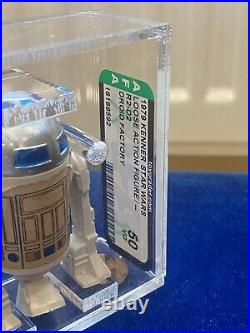 Vintage Star Wars Figure Droid Factory R2D2 UKG 50