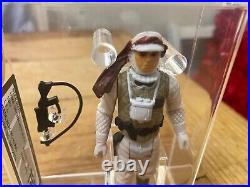 Vintage Star Wars Figure Luke Skywalker Hoth UKG 75 Not AFA