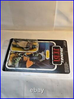 Vintage Star Wars Figure Palitoy ROTJ Klaatu MINT on Card (MOC) 65 Back
