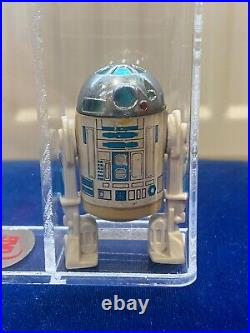 Vintage Star Wars Figure Taiwan R2D2 UKG 60 Solid Dome