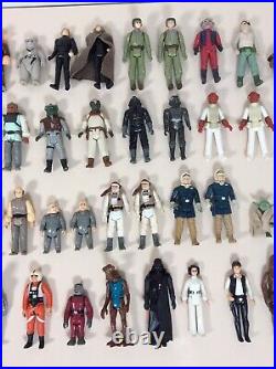 Vintage Star Wars Figures 53 From 1977 To 1984 Kenner Job Lot Bundle