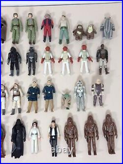 Vintage Star Wars Figures 53 From 1977 To 1984 Kenner Job Lot Bundle