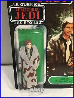 Vintage Star Wars Han Solo Figure Tri-logo Return Of The Jedi On 79 Back Card