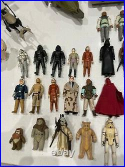 Vintage Star Wars Job Lot Vehicles, Figures, Other Collectables