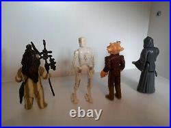Vintage Star Wars Job Lot of 22 figures including 11 complete & original weapons