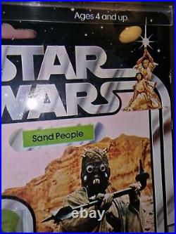 Vintage Star Wars Kenner 12 Back C Sandpeople afa 75+