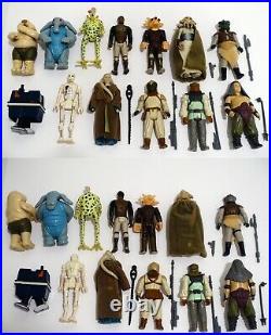 Vintage Star Wars Kenner Figure and Weapons Lot 1977-1984 with C3-PO case + more