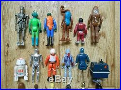Vintage Star Wars Lot First 21 Kennner Figures + Collector Case 24 Complete 1977