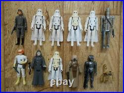 Vintage Star Wars Lot Kenner Figures + Collector Case 1977-1983