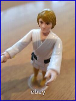 Vintage Star Wars Luke Skywalker Farmboy Figure Minty Not Original Lightsaber