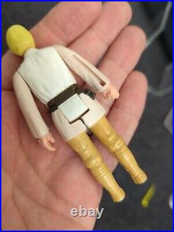 Vintage Star Wars Luke Skywalker Figure 12 Back Cardback & Acrylic Display Case