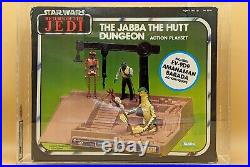 Vintage Star Wars MISB Jabba Dungeon Playset UKG Graded Green Box Last 17