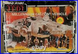 Vintage Star Wars Millenium Falcon 1983 & 1977-83 Magnificent 7 Kenner Figures