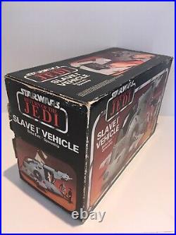 Vintage Star Wars Original 1983 Kenner Palitoy Boba Fett's Slave 1 ship box only