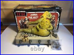 Vintage Star Wars Original Kenner Palitoy 1983 Jabba The Hutt playset with box