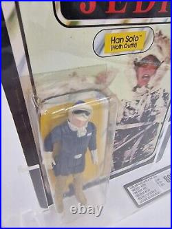 Vintage Star Wars Palitoy 65D Back Han Hoth Weapon Error PBP Figure 1983 UKG80