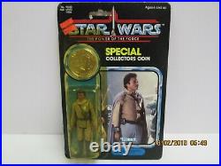 Vintage Star Wars Potf Lando Calrissian General Pilot Moc Action Figure Last 17
