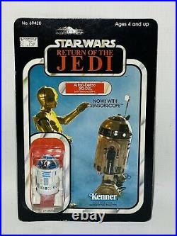 Vintage Star Wars R2-D2 Sensorscope Carded Action Figure MOC Clear Bubble