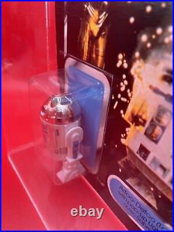 Vintage Star Wars R2-d2 Pop-up Lightsaber Tri-logo Last 17 Ukg 75%