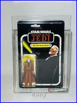 Vintage Star Wars ROTJ Ben Obi-Wan Kenobi Carded Figure MOC AFA75 UKG Palitoy