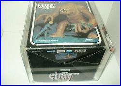 Vintage Star Wars Rancor Monster Big Figure AFA 75 EX+NM ROTJ MISB Kenner 1984