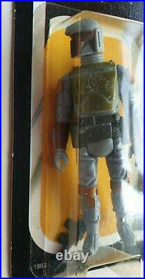 Vintage Star Wars Return Jedi Palitoy 45 Back Boba Fett Toy Toni Moc Figure