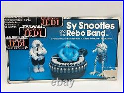Vintage Star Wars SY SNOOTLES REBO BAND Figures + Microphone + Piano ROTJ 1983