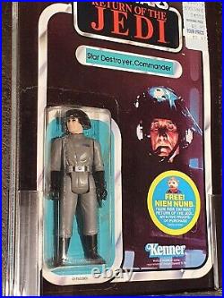 Vintage Star Wars Star Destroyer Commander MOC Graded UKG 75% Kenner 48 BK 1983