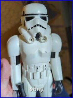 Vintage Star Wars Stormtrooper Large Size Action Figure 12 Complete Weapon