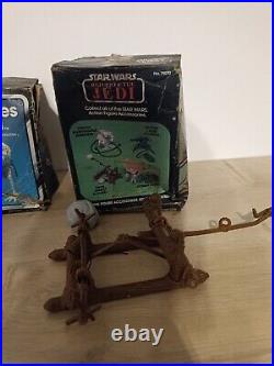 Vintage Star Wars Sy Snootles And The Rebo Band And Ewok Catapult