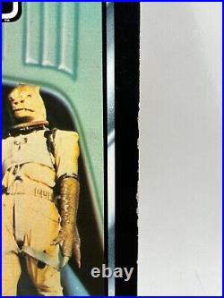 Vintage Star Wars Tri Logo Bossk UNPUNCHED MOC AMAZING BUBBLE