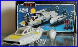 Vintage Star Wars Y-Wing Fighter 1983 Complete Boxed plus 3 Vintage Figures
