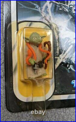 Vintage Star Wars Yoda Carded Figure Un-Punched Factory Sealed Rare MOC